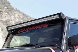 Go Rhino WLF Windshield Light Mount Frame: Jeep Wrangler (07-18)