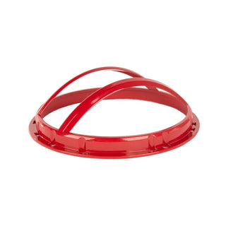 Rugged Ridge Red Powder Coated Aluminum Headlight Euro Guards (F&R): Jeep Wrangler (07-18)