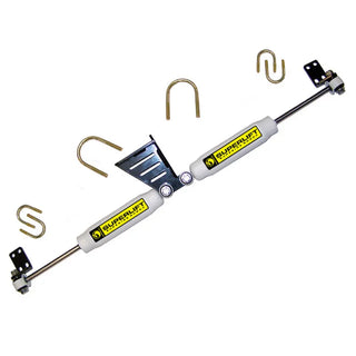 Superlift High Clearance Dual Hydraulic Steering Stabilizer Kit: Jeep Wrangler (07-18)