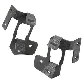 Rugged Ridge Textured Black Steel Dual A-Pillar Light Mount: Jeep Wrangler / Grand Cherokee (07-18 / 05-10)