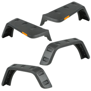 Rugged Ridge Hurricane Smooth Fender Flare Kit: Jeep Wrangler / Grand Cherokee (07-18 / 05-10)
