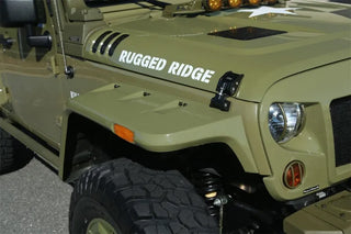 Rugged Ridge Hurricane Smooth Fender Flare Kit: Jeep Wrangler / Grand Cherokee (07-18 / 05-10)