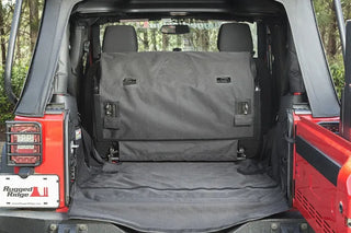 Rugged Ridge C3 Rear Cargo Cover Without Subwoofer: Fits Most Jeep Wrangler Models (2007-2018)