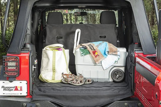 Rugged Ridge C3 Rear Cargo Cover Without Subwoofer: Fits Most Jeep Wrangler Models (2007-2018)