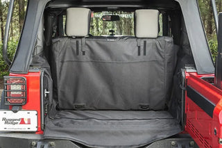 Rugged Ridge C3 Rear Cargo Cover Without Subwoofer: Fits Most Jeep Wrangler Models (2007-2018)