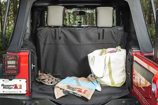 Rugged Ridge C3 Rear Cargo Cover Without Subwoofer: Fits Most Jeep Wrangler Models (2007-2018)