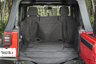Rugged Ridge C3 Rear Cargo Cover Without Subwoofer: Fits Most Jeep Wrangler Models (2007-2018)