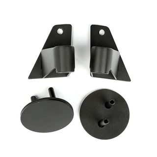 Rugged Ridge Textured Black Mirror Relocation Brackets (PAIR): Jeep Wrangler JK (07-18)