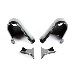 Rugged Ridge Black Paintable Mirror Arm Covers: Fits Most Jeep Wrangler JK Models (2007-2018)