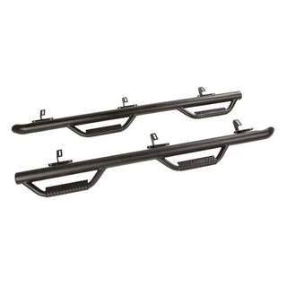 Rugged Ridge Spartan Textured Black Nerf Bar: Fits Most Jeep Wrangler Models (2007-2018) w/ Hardware
