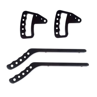 Rugged Ridge Aluminum Grab Handles Kit (F&R): Jeep Wrangler / Grand Cherokee (07-18 / 05-10)