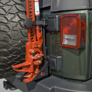 Rugged Ridge Off-Road Jack Mounting Bracket Kit: Fits Most Jeep Wrangler Models (2007-2018)