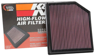 K&N High-Flow Original Lifetime Engine Air Filter (F&R): Jeep Grand Cherokee Trackhawk 2018-21 / Durango SRT Hellcat 2021-25 6.2L