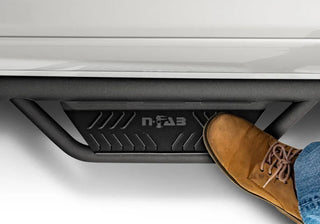 N-Fab Podium LG SS Side Steps 3in (WHEEL-TO-WHEEL): Jeep Wrangler (07-18)