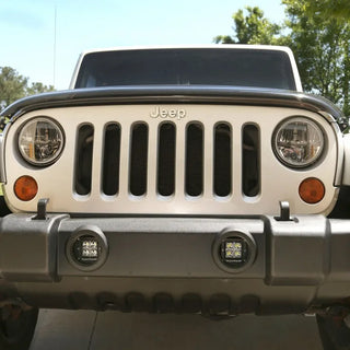 Rugged Ridge LED Light Mount Brackets: Fits Most Jeep Wrangler Models (2007-2018)