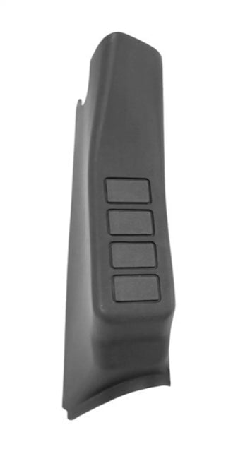 Rugged Ridge A-Pillar 4 Switch Pod Black RHD: Fits Most Jeep Wrangler Models (2007-2018) (17235.57)