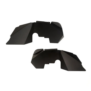 Rugged Ridge Aluminum Fender Liners (FRONT): Fits Most Jeep Wrangler Models (2007-2018) - Black