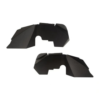Rugged Ridge Aluminum Fender Liners (FRONT): Fits Most Jeep Wrangler Models (2007-2018) - Black