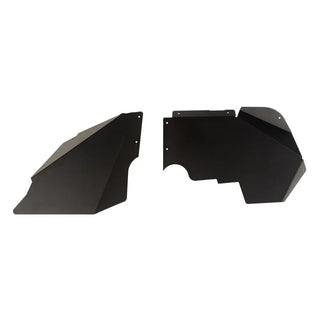 Rugged Ridge Aluminum Fender Liners (FRONT): Fits Most Jeep Wrangler Models (2007-2018) - Black