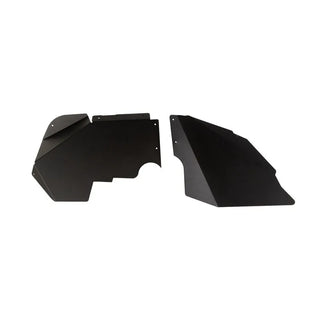 Rugged Ridge Aluminum Fender Liners (FRONT): Fits Most Jeep Wrangler Models (2007-2018) - Black
