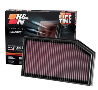 K&N Drop-In Air Filter: Jeep Wrangler 3.6L V6, 2.0L Turbo 2018 - 2025