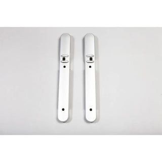 Rugged Ridge Silver Front Door Handle Trim (FRONT): Fits Most Jeep Wrangler Models (2007-2018)