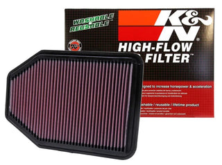 K&N Drop-In Air Filter: Jeep Wrangler 3.6L V6, 3.8L V6 2012 - 2018