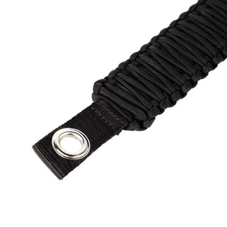 Rugged Ridge Paracord A-Pillar & Seat Mount Grab Handle (PAIR): Jeep Wrangler (07-18) - Black
