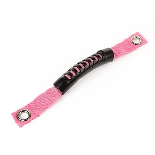 Rugged Ridge Pink A-Pillar Grab Handle: Fits Most Jeep Wrangler Models (2007-2018)