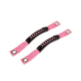 Rugged Ridge Pink A-Pillar Grab Handle: Fits Most Jeep Wrangler Models (2007-2018)
