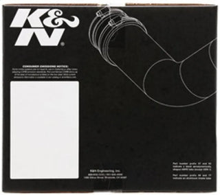 K&N Performance Intake Kit: Jeep Wrangler 1991-1995 L6-4.0L