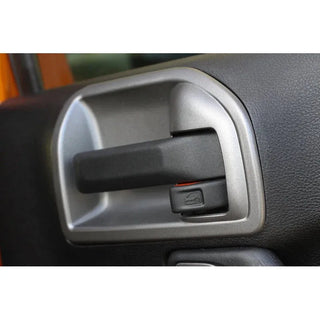 Rugged Ridge Charcoal Door Latch Trim: Fits Most Jeep Wrangler Models (2007-2018)