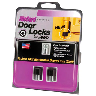 McGard Door Lock Set (2 Locks): Fits Most Jeep Wrangler JK Models (2007-2018)