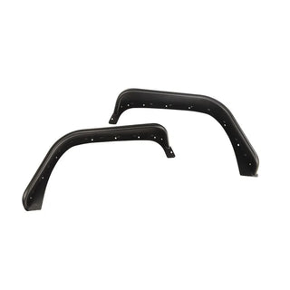 Rugged Ridge Steel Tube Front Fenders: Fits Most Jeep Wrangler JK Models (2007-2018) - Matte Black