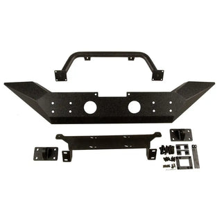 Rugged Ridge Spartan Front Bumper w/ Overrider: Fits Most Jeep Wrangler JK Models (2007-2018)