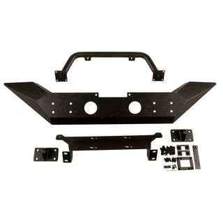 Rugged Ridge Spartan Front Bumper w/ Overrider: Fits Most Jeep Wrangler JK Models (2007-2018)