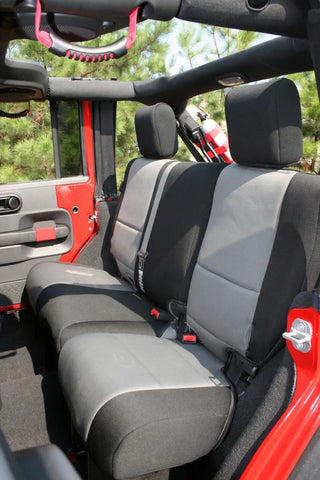 Rugged Ridge Neoprene Seat Cover Kit (F&R): Jeep Wrangler / Grand Cherokee (07-18 / 05-10)