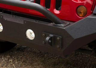 Rugged Ridge Spartan Front Bumper w/ Overrider: Fits Most Jeep Wrangler JK Models (2007-2018)