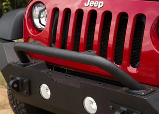 Rugged Ridge Spartan Front Bumper w/ Overrider: Fits Most Jeep Wrangler JK Models (2007-2018)