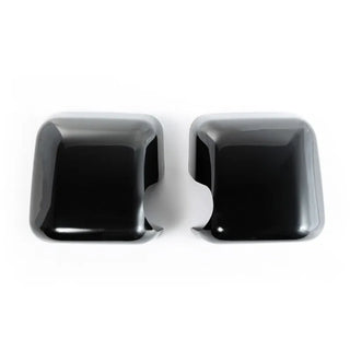 Rugged Ridge Black Paintable Mirror Covers 2-Pc Kit: Jeep Wrangler JK (07-18)