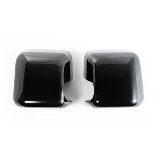 Rugged Ridge Black Paintable Mirror Covers 2-Pc Kit: Jeep Wrangler JK (07-18)