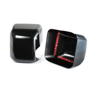 Rugged Ridge Black Paintable Mirror Covers 2-Pc Kit: Jeep Wrangler JK (07-18)