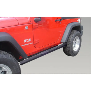 Rugged Ridge 4.25-In Oval Side Step Kit: Jeep Wrangler / Grand Cherokee (07-18 / 05-10)