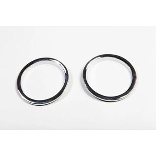 Rugged Ridge Chrome Turn Signal Bezel Trim: Fits Most Jeep Wrangler JK Models (2007-2018)