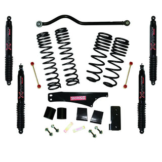 Skyjacker 3.5-4in Long Travel Lift Kit w/ Black Max Shocks (F&R): Jeep Wrangler (07-18)