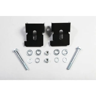 Rugged Ridge Black Powder Coated Steel Front Lower Control Arm Skid Plates (FRONT): Jeep Wrangler (07-18) / Grand Cherokee (05-10) - Black