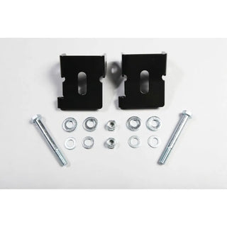 Rugged Ridge Black Powder Coated Steel Front Lower Control Arm Skid Plates (FRONT): Jeep Wrangler (07-18) / Grand Cherokee (05-10) - Black