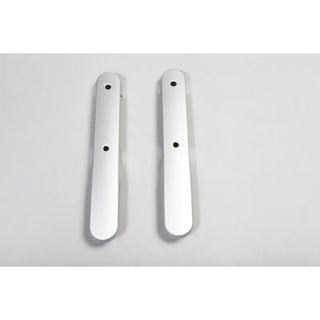 Rugged Ridge Silver Rear Door Handle Trim: Fits Most Jeep Wrangler Models (2007-2018)