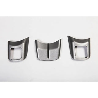 Rugged Ridge Charcoal Steering Wheel Trim: Fits Most Jeep Wrangler Models (2007-2018)