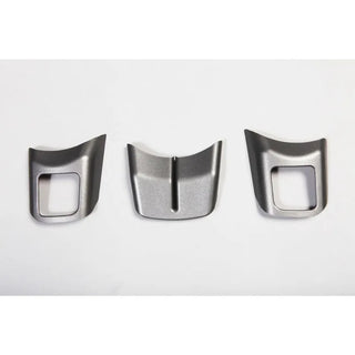 Rugged Ridge Charcoal Steering Wheel Trim: Fits Most Jeep Wrangler Models (2007-2018)